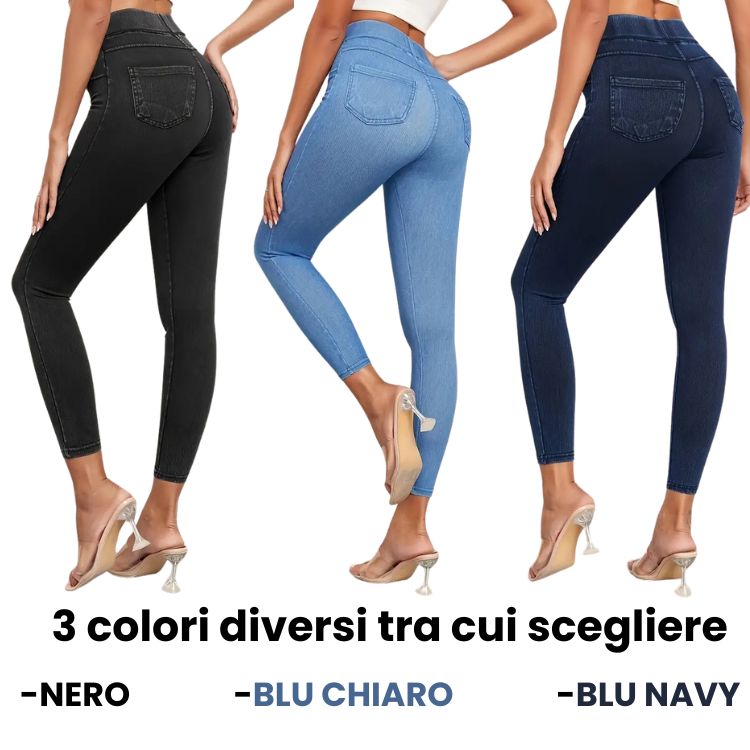 leggings modellanti con effetto push up