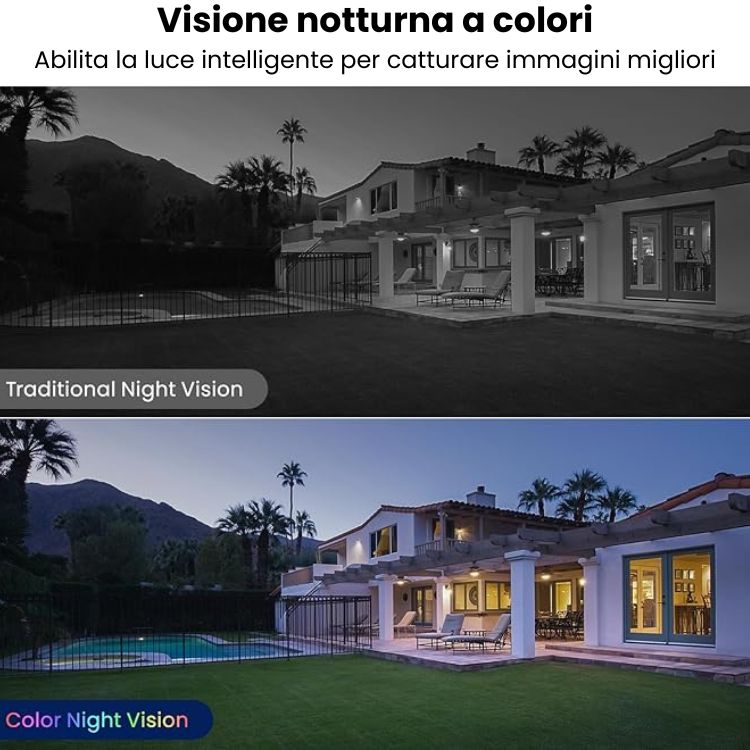 videocamera di sicurezza per esterno wi-fi con scheda sim e pannello solare