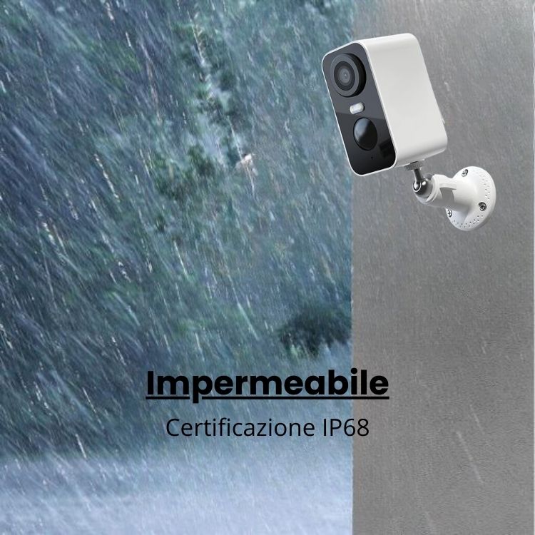 videocamera di sicurezza per esterno wi-fi con scheda sim e pannello solare