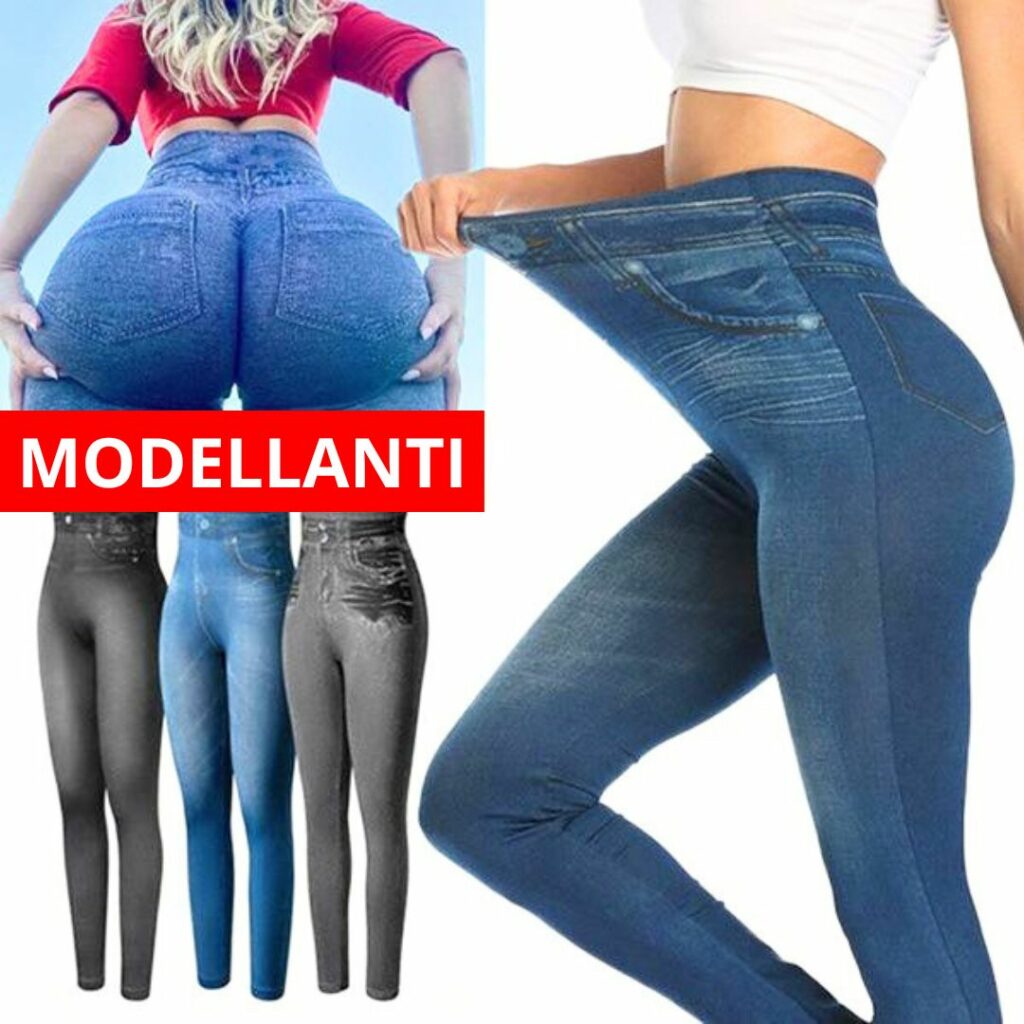 leggings modellanti con effetto push up
