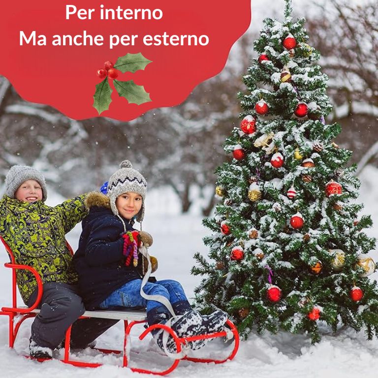 albero di natale realistico