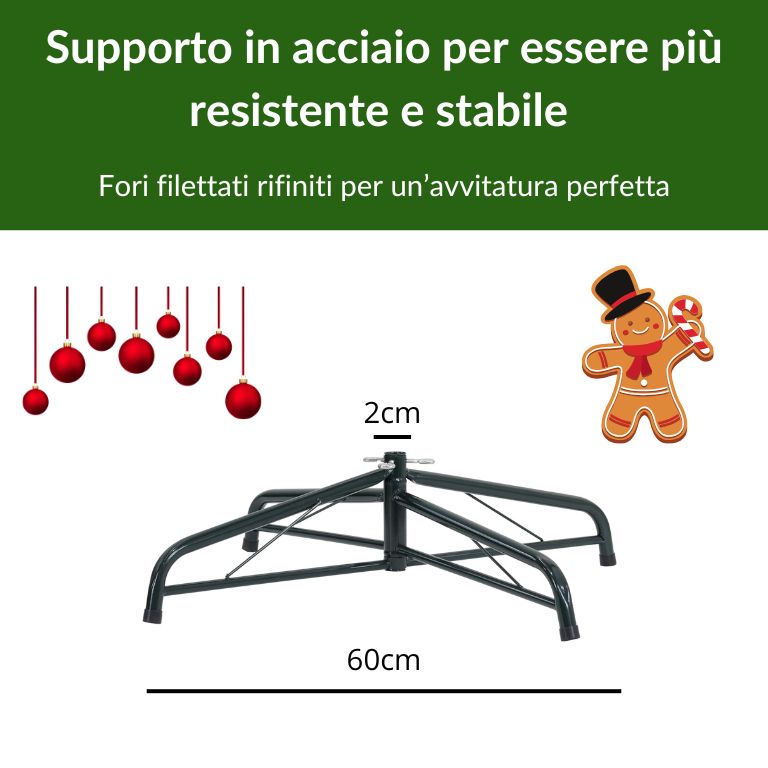 albero di natale realistico