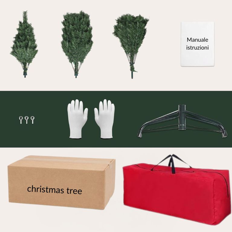 albero di natale realistico