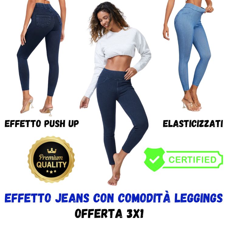 leggings modellanti con effetto push up