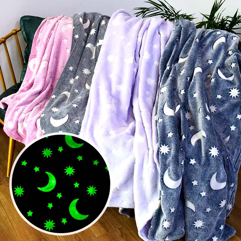 coperta che si illumina al buio