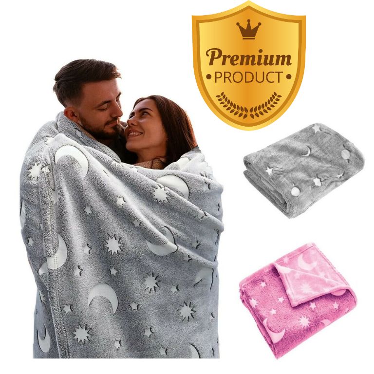 coperta che si illumina al buio