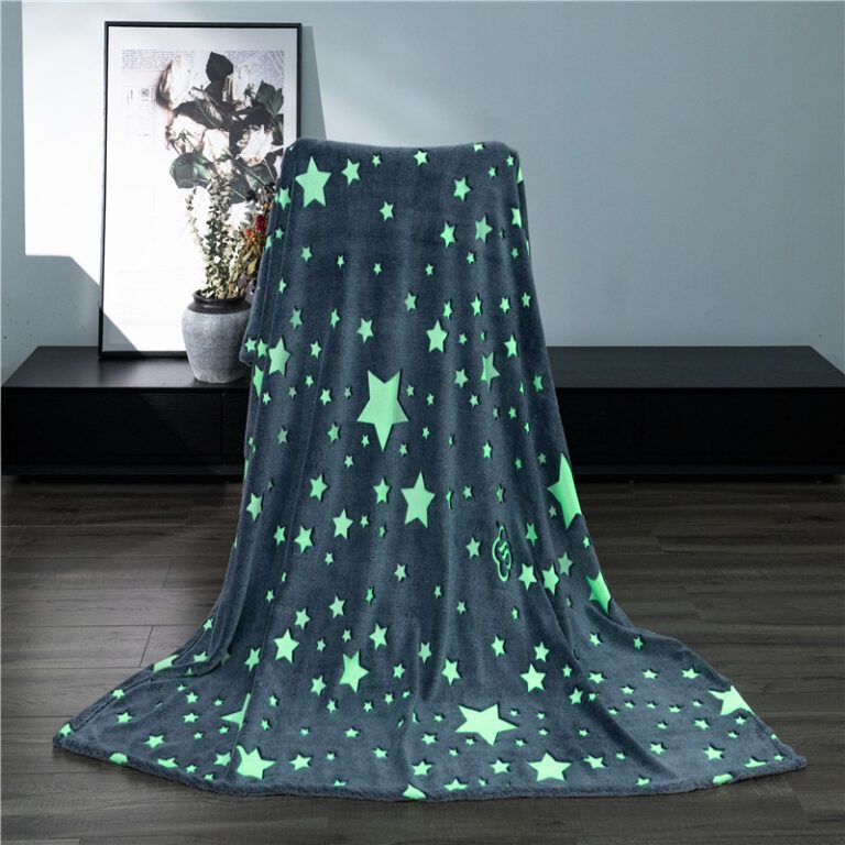 coperta che si illumina al buio