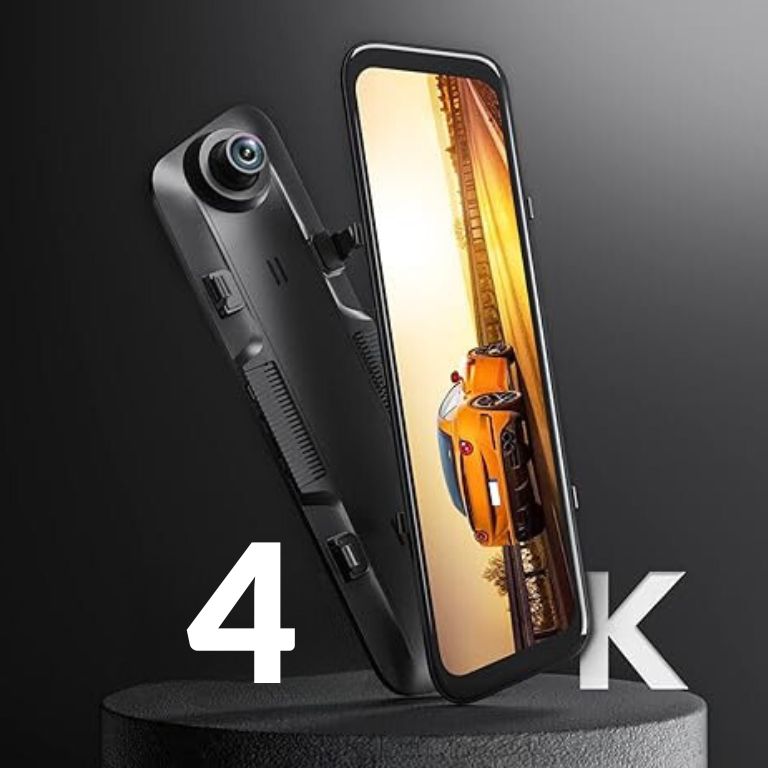 schermo retrovisore telecamera di sicurezza 4k per auto