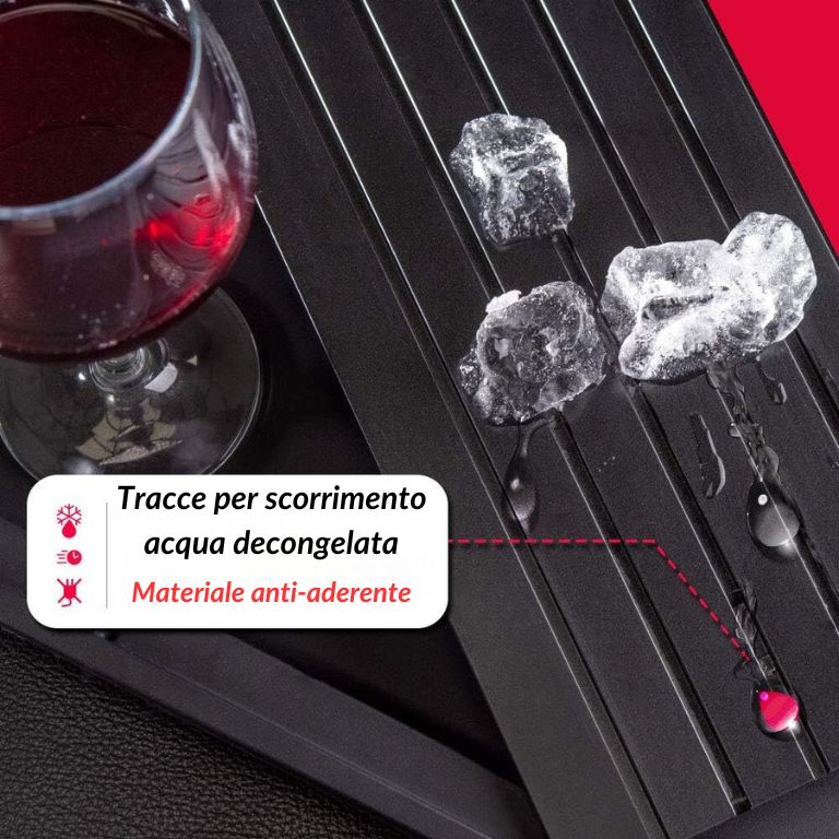 piastra scongelante per alimenti