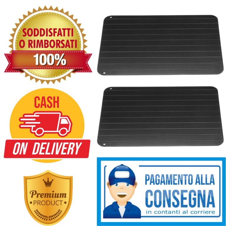 piastra scongelante per alimenti